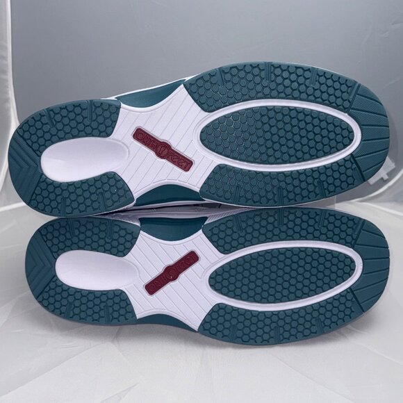 Orthofeet Mens Shoes Wide Fit US Size 11 2E White Leather Lace-Up Supportive - Picture 8 of 11